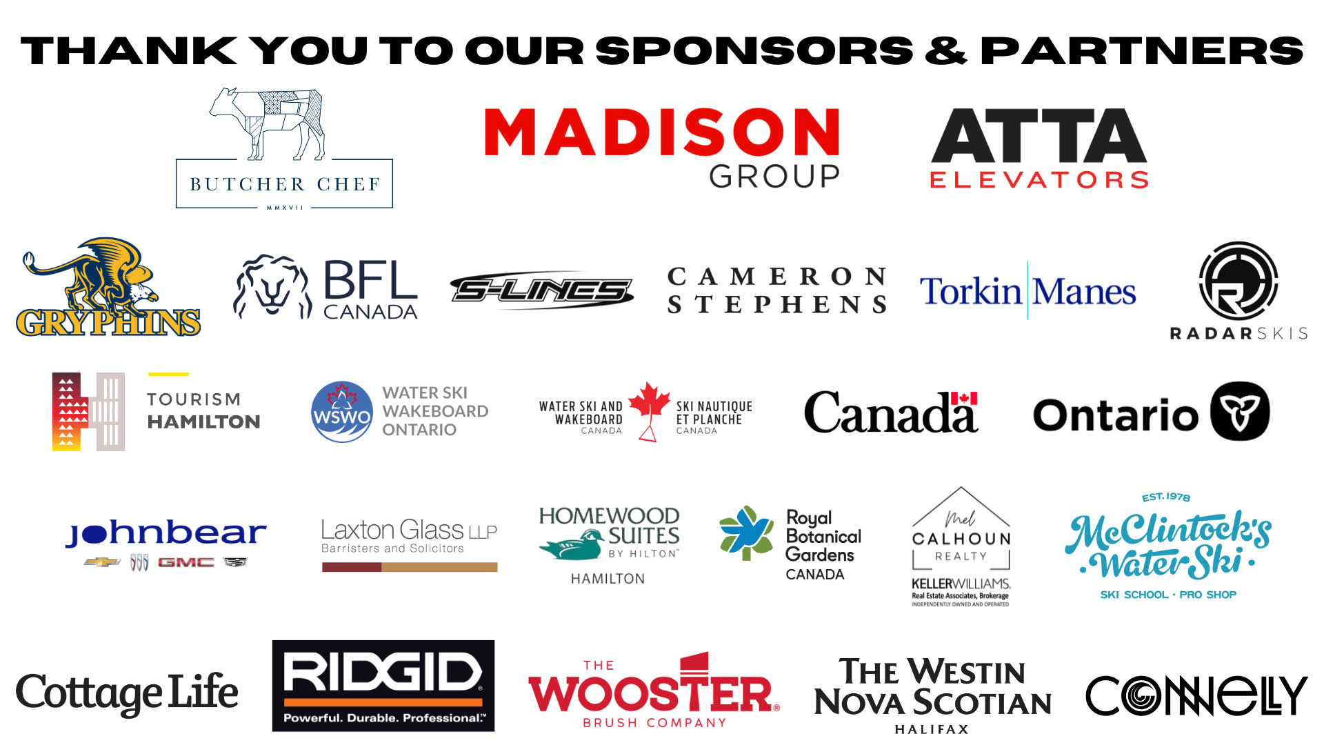 2024 Water Ski Nationals Sponsors Image Montage